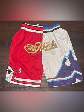 Just Don NBA Classics 1997 NBA Finals Shorts - Chicago Bulls / Utah Jazz LARGE